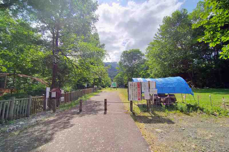 山部自然公園太陽の里のテントサイト