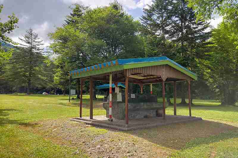 山部自然公園太陽の里の炊事場