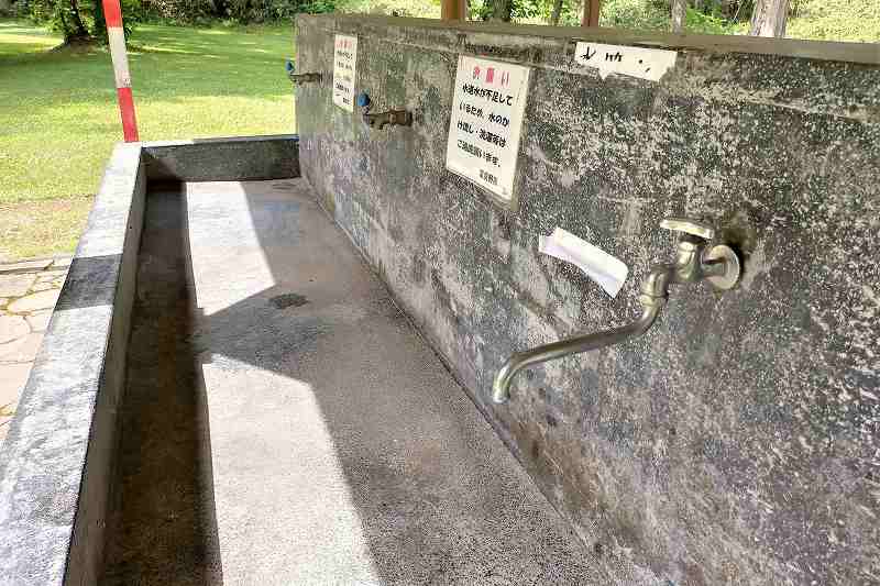 山部自然公園太陽の里の炊事場