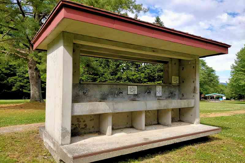 山部自然公園太陽の里の炊事場