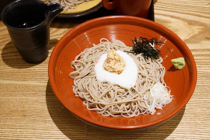 蕎麦雪屋　とろろ納豆そば