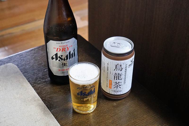 馬場ホルモン　ビール