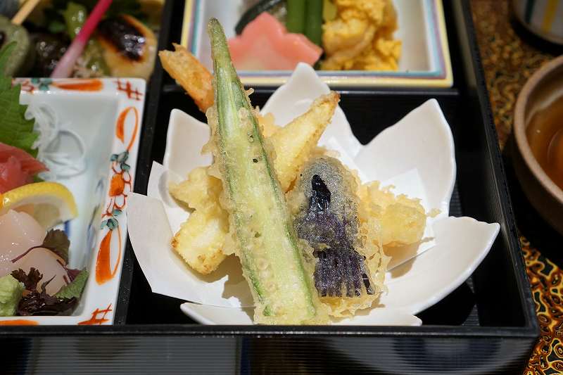 花月会館料亭かぶと　天麩羅