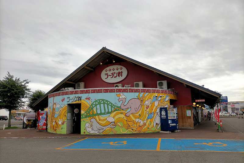 あさひかわラーメン村の建物外観