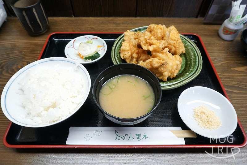 「鳥料理小野木」千鳥揚げ定食