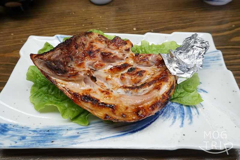 「鳥料理小野木」新子焼きの裏面