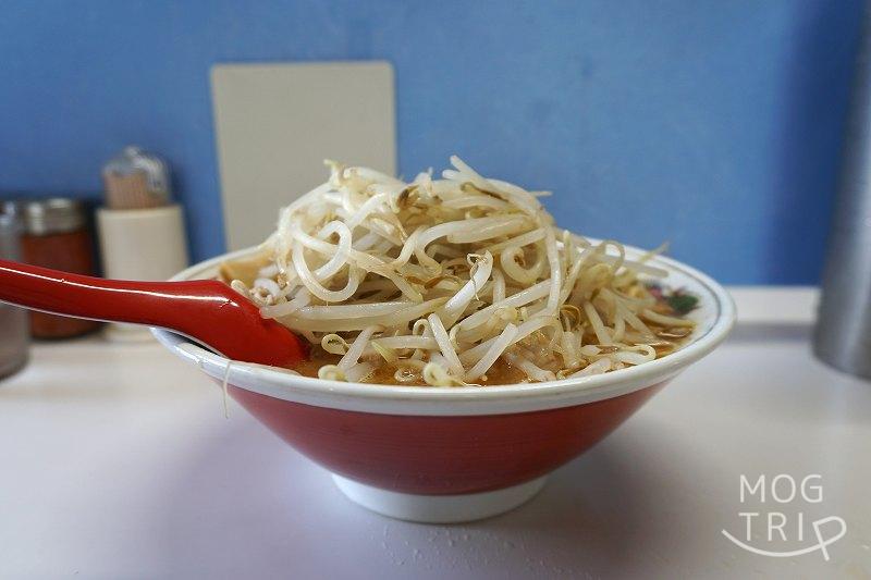 旭川「ラーメンよし乃」味噌ラーメンの野菜