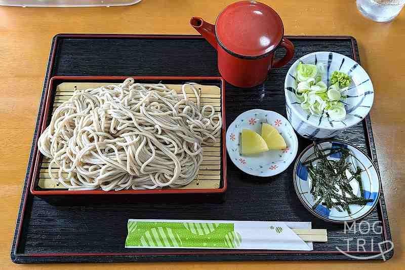 お食事処咲来の「ざるそば」