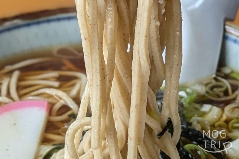 お食事処咲来の「月見そば」