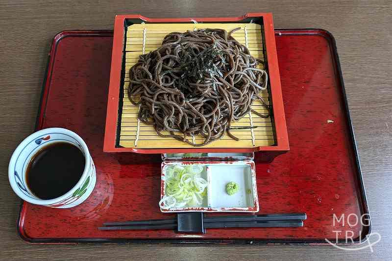 天塩川温泉の「おといねっぷ蕎麦 ざるそば」