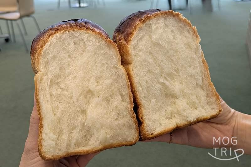 アイムの「山食」の断面
