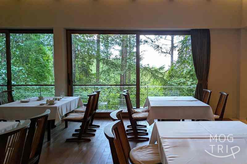 六花山荘の「窓から見える風景」